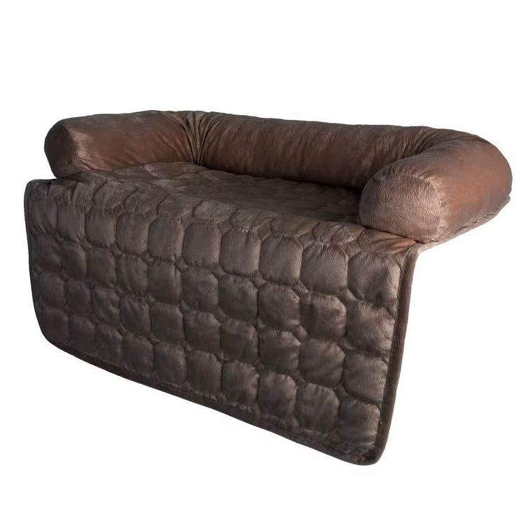 30 In. X 30.5 In. Brown Furniture Protector with Memory Foam - The Max & Rex Collection