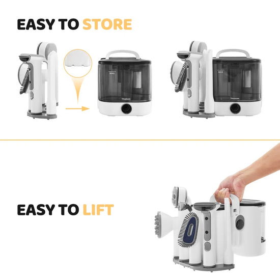 7 in 1 Dog Grooming Vacuum & Dryer Kit with 2.5L Dust Cup, Adjustable Speed and Temperature