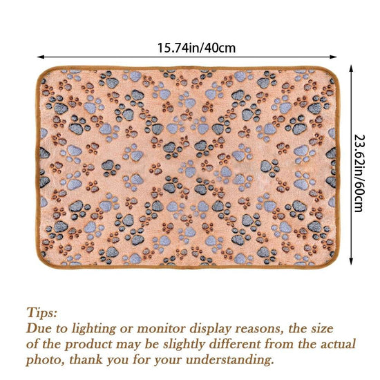 1 Pack 3 Blankets Super Soft Fluffy Premium Fleece Pet Blanket Flannel Throw for Dog Puppy Cat (23X16 Inch) - The Max & Rex Collection