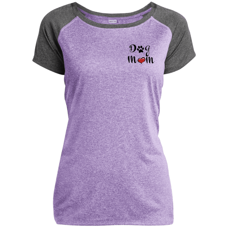Dog Mom Performance T-Shirt – Women’s Athletic Tee with Paw & Heart Design - The Max & Rex Collection