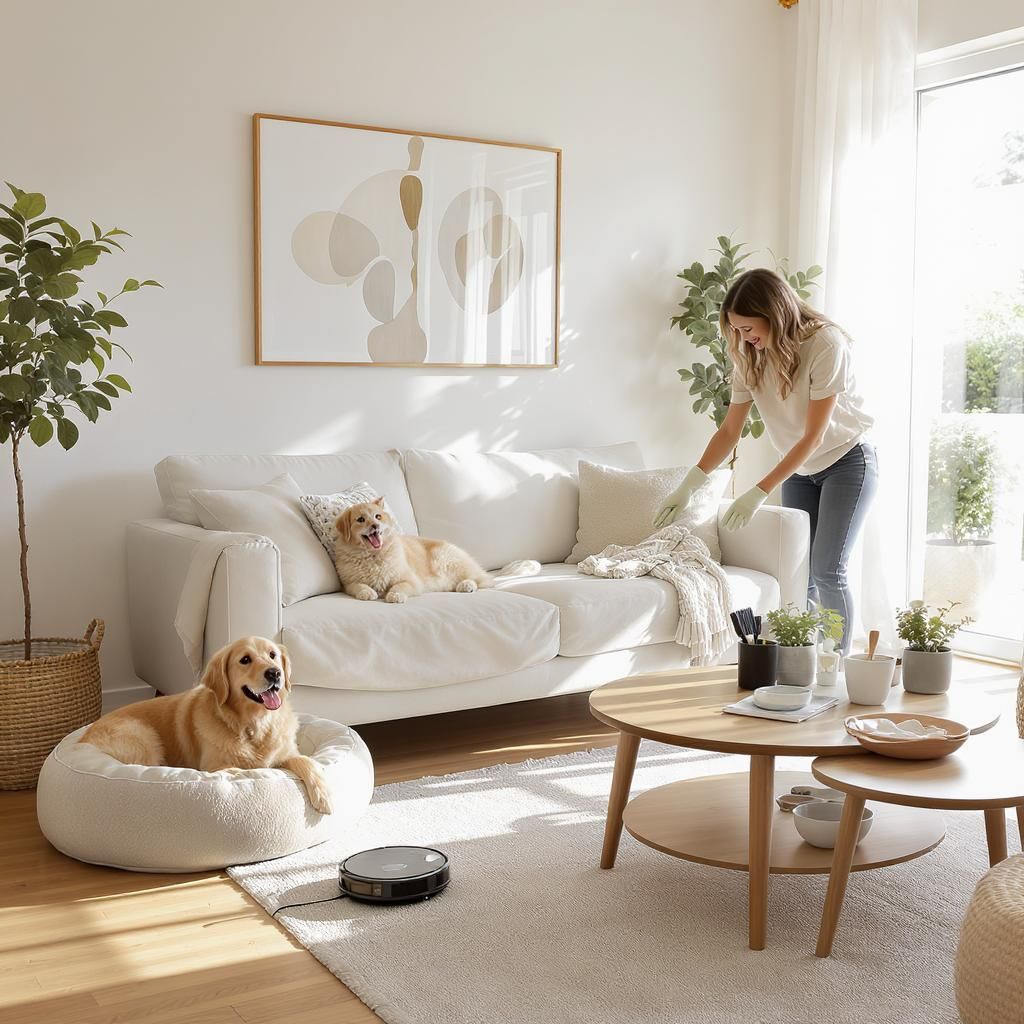 7 Stylish Solutions for Pet Hair in Your Home (That Actually Work) - The Max & Rex Collection