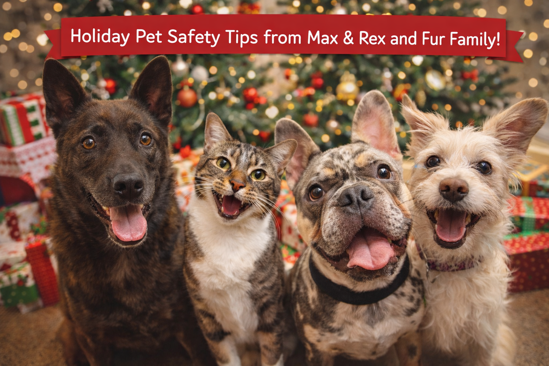 Holiday Pet Safety Tips from Max & Rex and Fur Family!