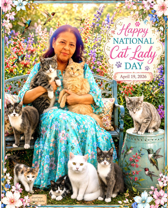 Happy National Cat Lady Day