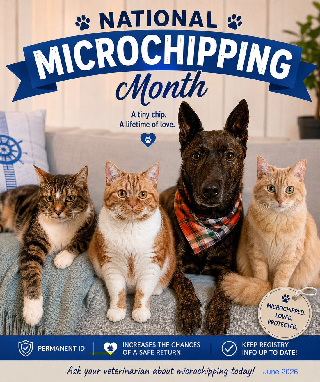 National Microchipping Month: Why Every Pet Needs a Microchip