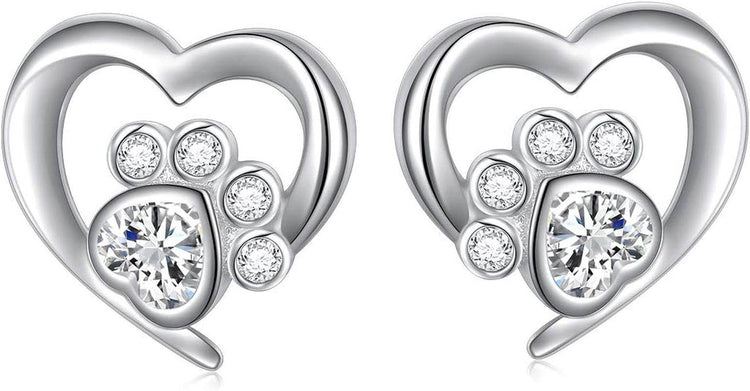 Always in My Heart Paw Print Necklace – Pet Memorial Gift - The Max & Rex Collection