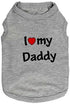 Droolingdog Dog Clothes Puppy Shirts I Love My Mom Dog T Shirt for Small Dogs, Small, Grey - The Max & Rex Collection