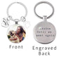 Keychain: pet portrait custom gift rainbow bridge memorial