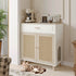 Cat Litter Box Enclosure Wood Cat Crate Furniture with Scratching Pad Doors - The Max & Rex Collection