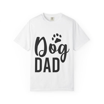 Dog Dad T-Shirt — Paw Print Graphic Tee for Dog Lovers, Gift for Pet Dads