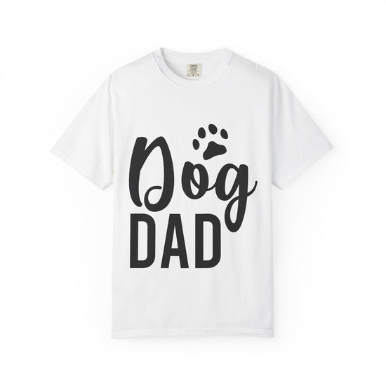Dog Dad T-Shirt — Paw Print Graphic Tee for Dog Lovers, Gift for Pet Dads