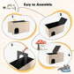 Cat Litter Box Enclosure Hidden Furniture with Urine Proof Litter Mat - The Max & Rex Collection