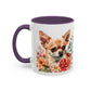 Chihuahua Floral Mug | 15oz Coffee Mug for Dog Lovers
