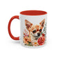 Chihuahua Floral Mug | 15oz Coffee Mug for Dog Lovers