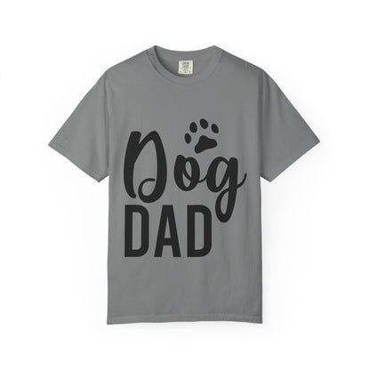 Dog Dad T-Shirt — Paw Print Graphic Tee for Dog Lovers, Gift for Pet Dads
