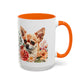 Chihuahua Floral Mug | 15oz Coffee Mug for Dog Lovers