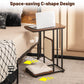 Modern C-Shaped Cat Side Table with Scratching Board - The Max & Rex Collection