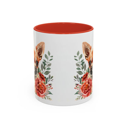 Chihuahua Floral Mug | 15oz Coffee Mug for Dog Lovers