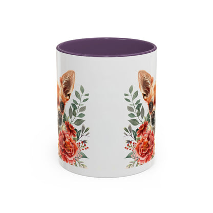 Chihuahua Floral Mug | 15oz Coffee Mug for Dog Lovers
