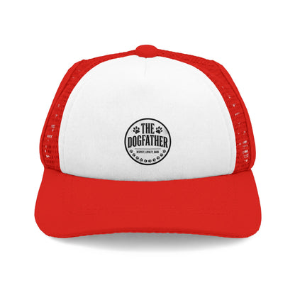 Dogfather Pet Trucker Hat | UV Protection Dog Cap with Adjustable Chin Strap
