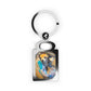 Personalized Rectangle Photo Keyring — Custom Pet Photo Metal Keychain
