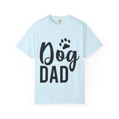 Dog Dad T-Shirt — Paw Print Graphic Tee for Dog Lovers, Gift for Pet Dads