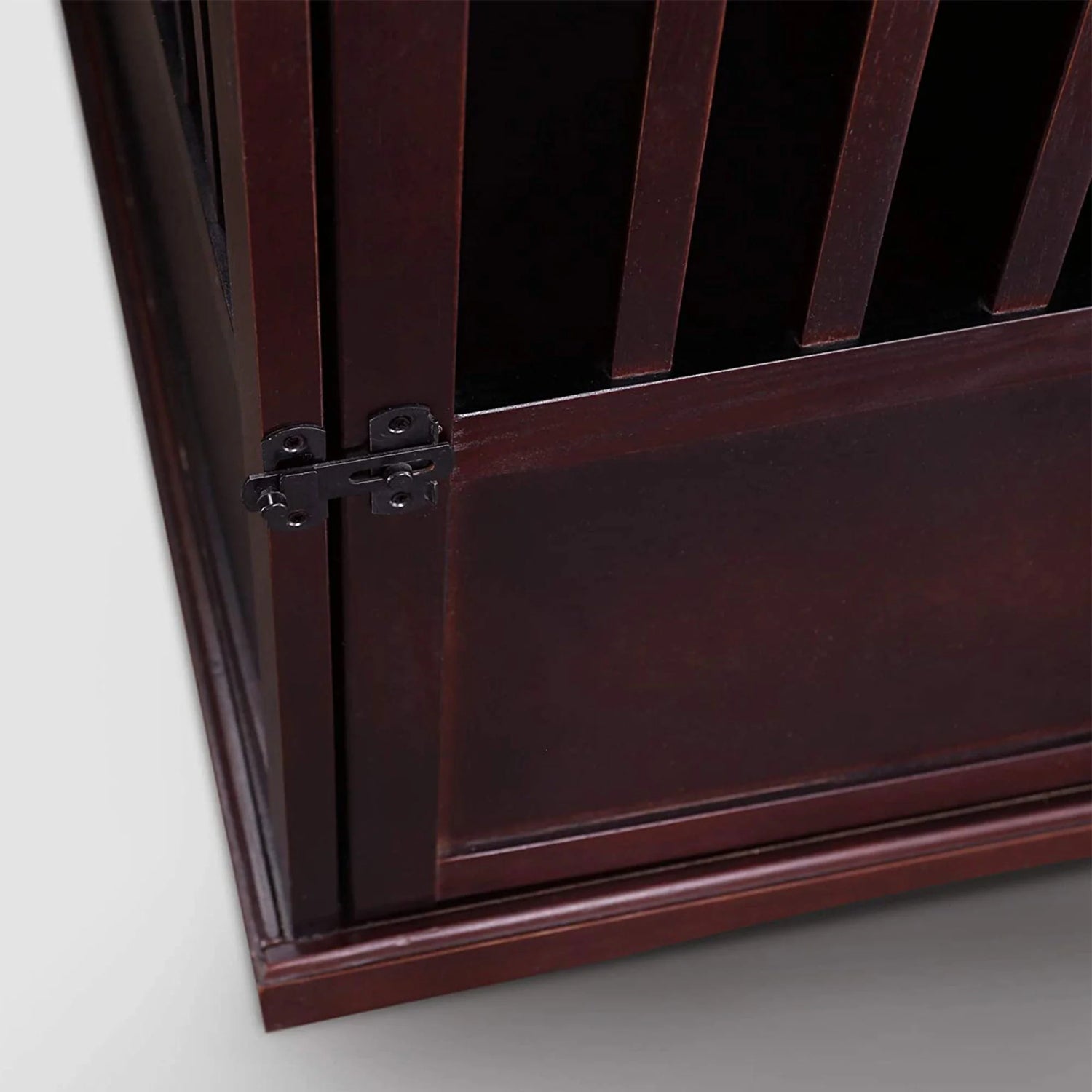 Newport Pet Dog Crate Furniture End Table, Brown, 24"