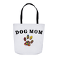 Dog Mom Tote Bag – Colorful Paw Print Design | Reusable Everyday Tote - The Max & Rex Collection