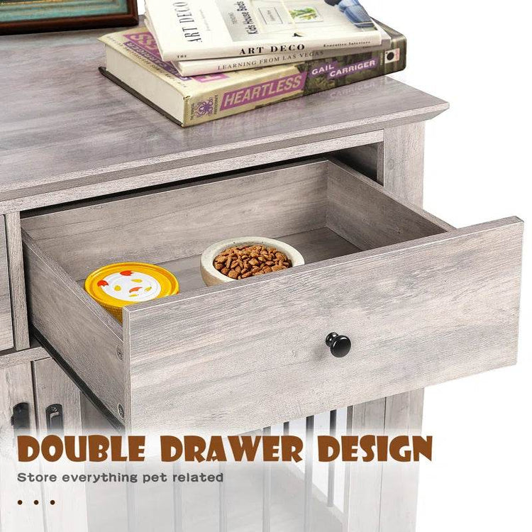 Cranbrook Dog Crate Furniture with Drawers - The Max & Rex Collection
