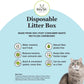 Eco-Friendly Disposable Litter Box Large (Pack of 6) - The Max & Rex Collection