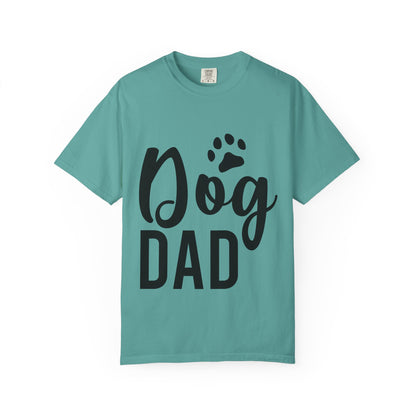 Dog Dad T-Shirt — Paw Print Graphic Tee for Dog Lovers, Gift for Pet Dads
