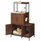 Modern Hidden Cat Litter Box Enclosure Cabinet | Dual-Purpose Cat Furniture