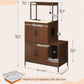 Modern Hidden Cat Litter Box Enclosure Cabinet | Dual-Purpose Cat Furniture