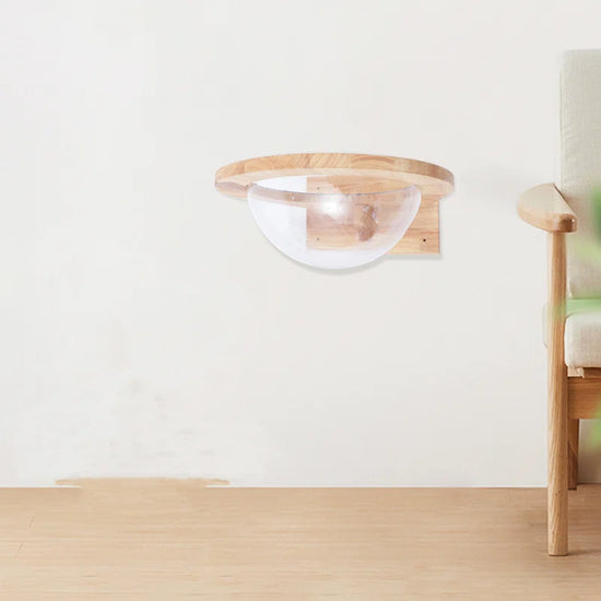 Averly Space Capsule-Style Transparent Cover Wall Mounted Cat Bed