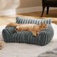 Pet Bed with Soft Plush Fabric – Cozy Bed for Cats and Small Dogs