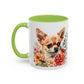 Chihuahua Floral Mug | 15oz Coffee Mug for Dog Lovers