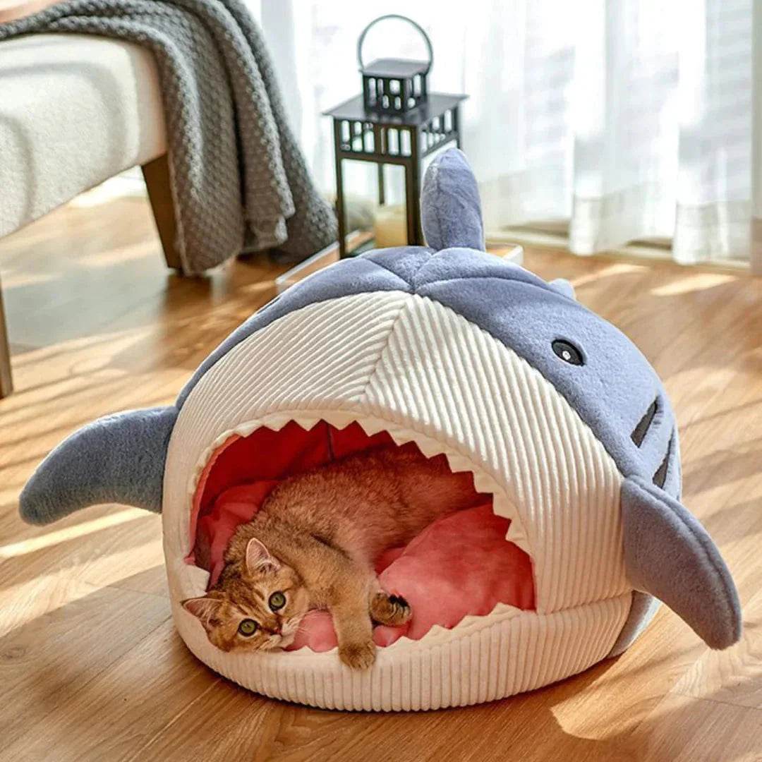 Luxury Plush Shark Pet Bed - The Max & Rex Collection