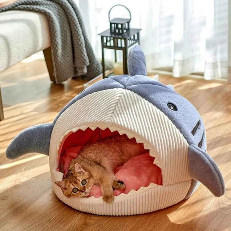 Luxury Plush Shark Pet Bed - The Max & Rex Collection