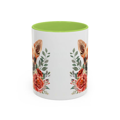 Chihuahua Floral Mug | 15oz Coffee Mug for Dog Lovers