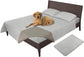Easy-Going 100% Waterproof Dog Bed Cover Washable Couch Cover Non-Slip Sofa Cover Leakproof Blanket Furniture Protector Cover Reusable Incontinence Bed Underpads for Pets Kids Dog Cat(68X82 In,Gray) - The Max & Rex Collection