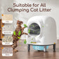 Self Cleaning Cat Litter Box, App Control, Safety Protection, Automatic Smart Robot Litter Box for Multiple Cats, with Garbage Bags&Plastic Air Filter, Black& White