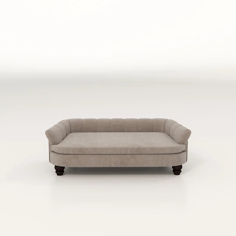 Upholstered Velvet Pet Bed