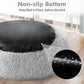 Cat Bed for Indoor Cats, Fluffy round Self Warming Calming Soft Plush Donut Cuddler Cushion Pet Bed for Small Dogs Kittens, 20 Inches - The Max & Rex Collection