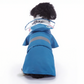 Milou & Lumi Waterproof Raincoat with Hood – Blue Shark