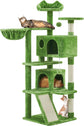 Topeakmart 57 Inches Multi-Level Cat Tree Cat Condo with Scratching Posts Kittens Activity Tower Pet Play House Furniture - The Max & Rex Collection