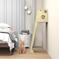 Emaliya Leaning Cat Climbing Tree Tower Condo with Scratching Mat for Window Wall