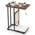 Modern C-Shaped Cat Side Table with Scratching Board - The Max & Rex Collection