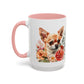 Chihuahua Floral Mug | 15oz Coffee Mug for Dog Lovers