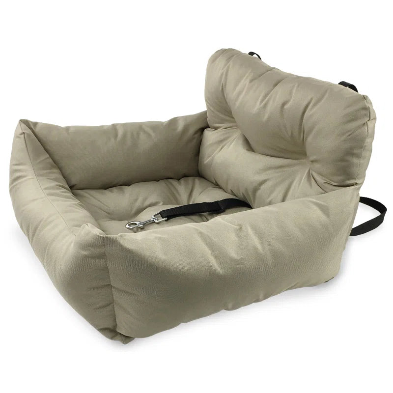 Sheard Seat Belt Compatible Travel Pet Bed