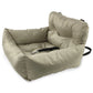 Sheard Seat Belt Compatible Travel Pet Bed