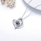 Forever in My Heart – Paw Print Urn Necklace - The Max & Rex Collection